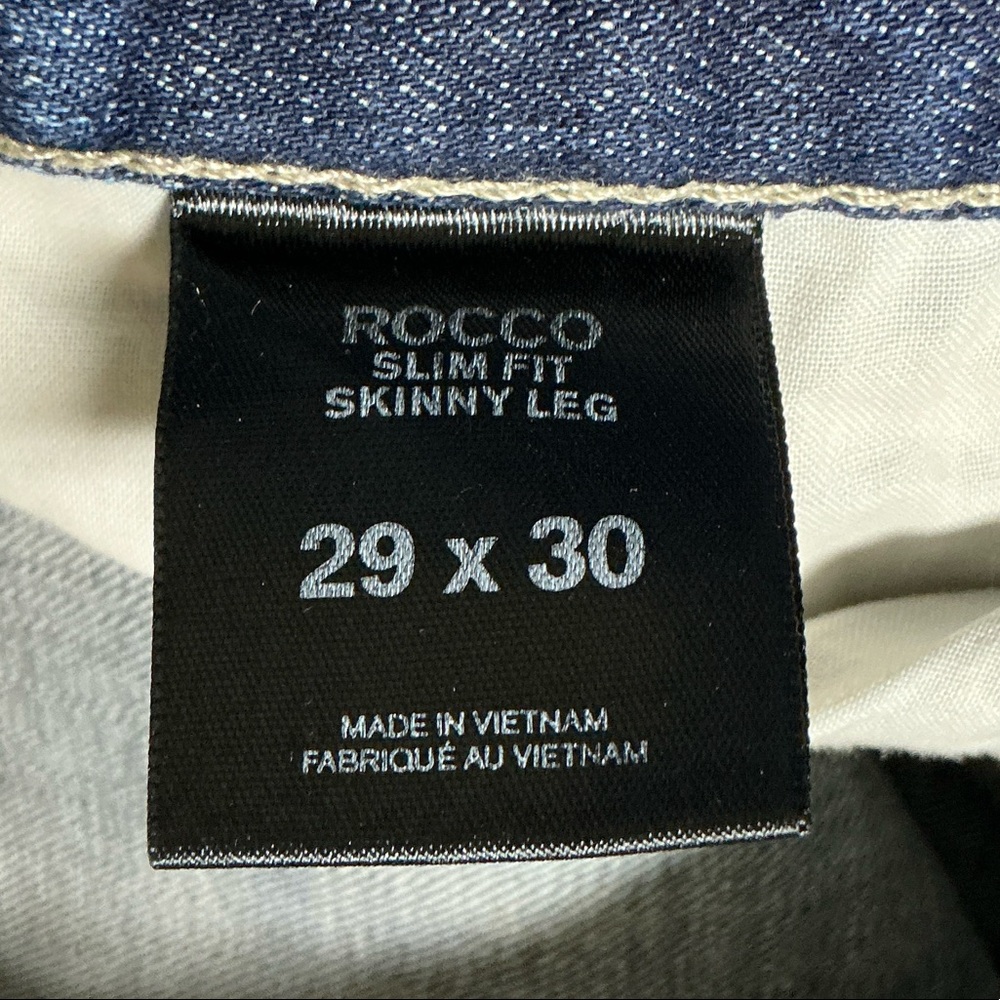 Express Men's Ripped Blue Jeans - Picture 4 of 4